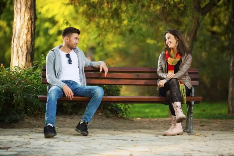 Flirtsignale eines mannes