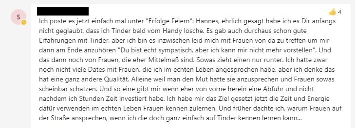 Nie wieder Tinder